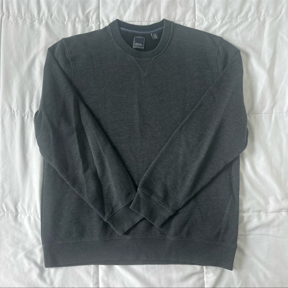 Men's Charcoal Gray Crewneck Sweater